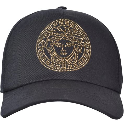 versace bear cap|Versace medusa logo baseball cap.